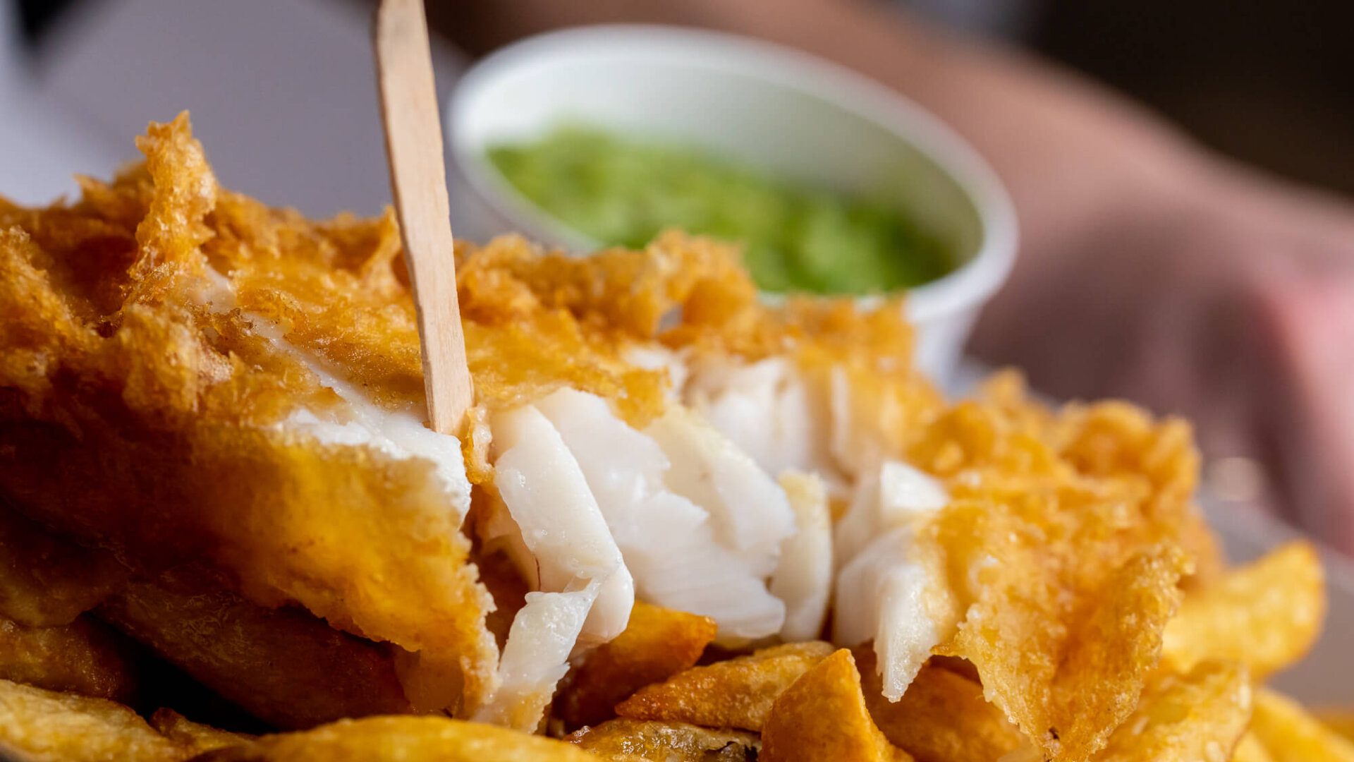 Drumroll, please… Packet Bridge Fish & Chip Shop